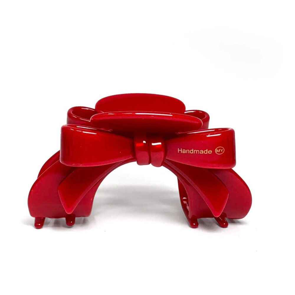 Handmade Bow 🎀 Hair Claw - Elegant Valentine’s Day Hair Accessory for Everyday